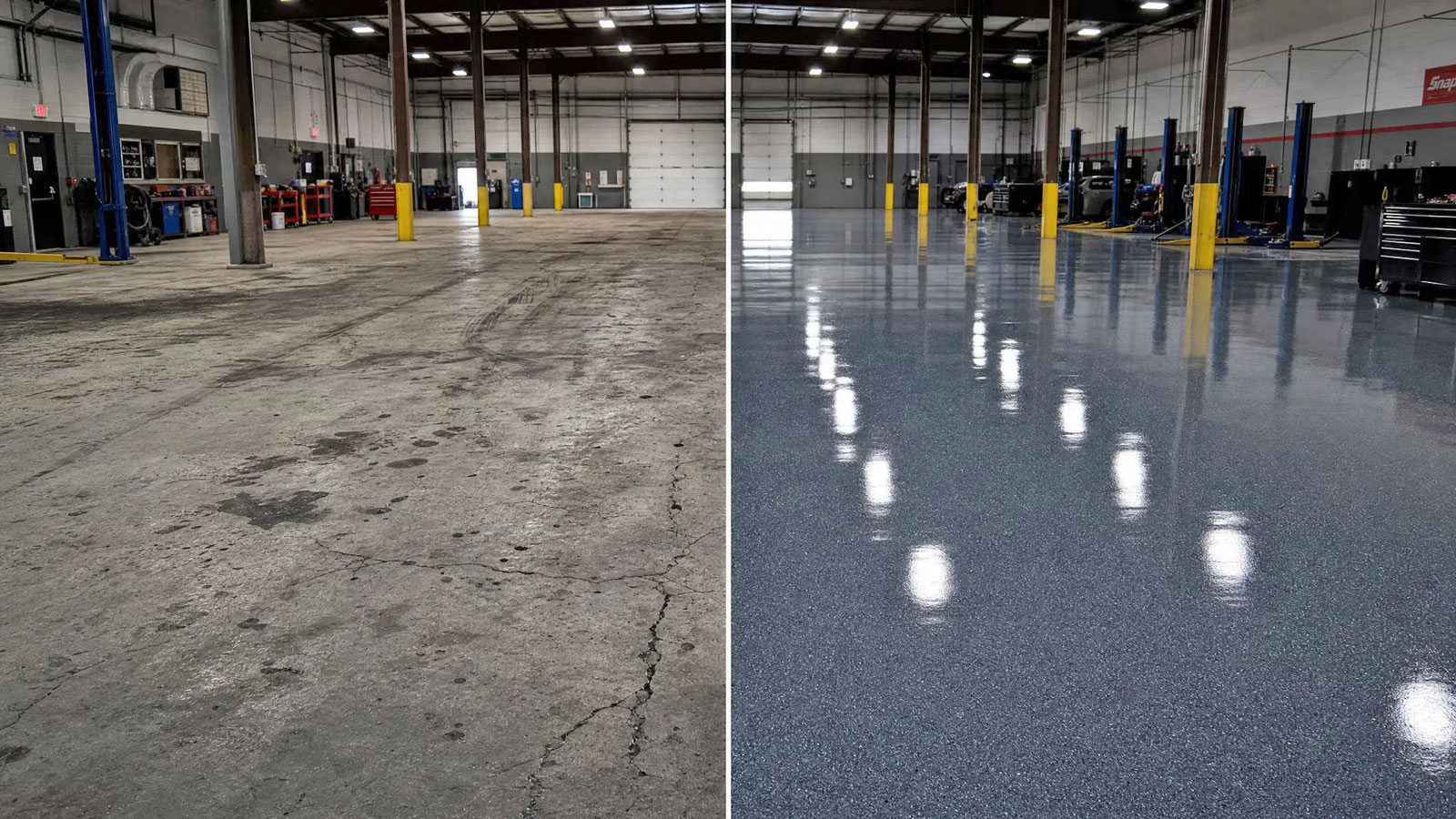 Commercial floor coating